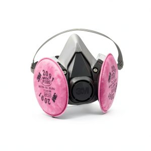 3M Half Facepiece Respirator NIOSH Approved Comfortable-0