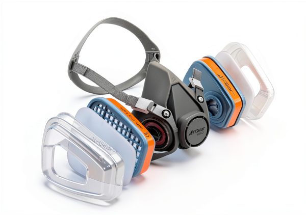 AirGearPro G-500 Gas Mask Reusable Dual Filtration Unisex-1