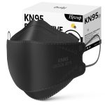 HIWUP KN95 Face Masks Black 1 Count Pack of 100 Unisex-0