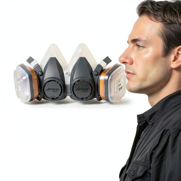 AirGearPro G-500 Gas Mask Reusable Dual Filtration Unisex-2