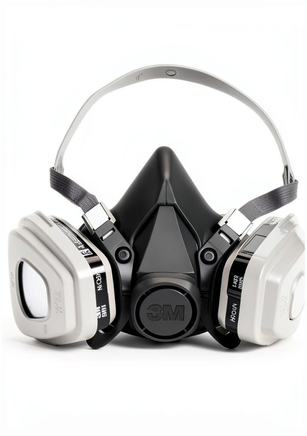 3M Respirator Plastic Facepiece for Painters-0