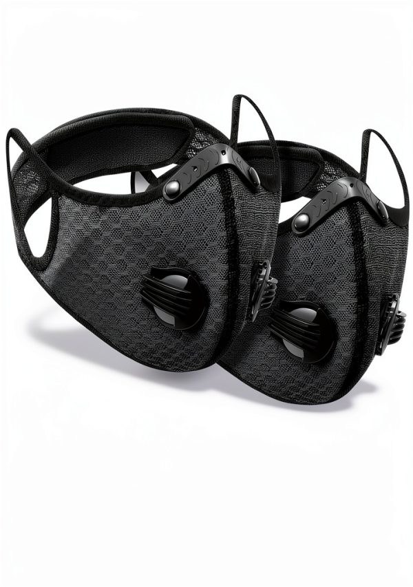 Pavo Dust Mask Black 5 Layer Filter Reusable Respirator-0