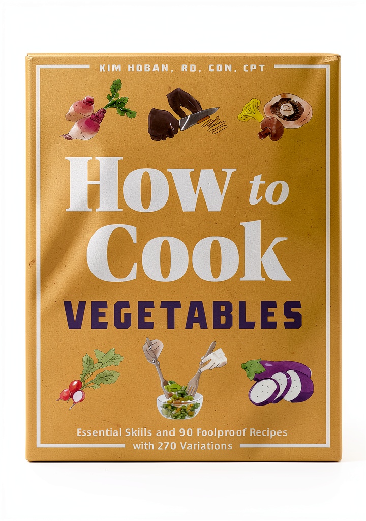 Person reading the Vegetable Cooking eBook on a Kindle while preparing a meal