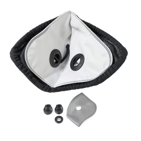 Pavo Dust Mask Black 5 Layer Filter Reusable Respirator-3