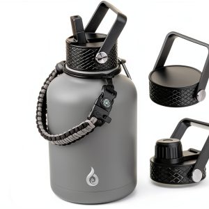 BJPKPK Water Bottle 50oz Gray Stainless Steel-0