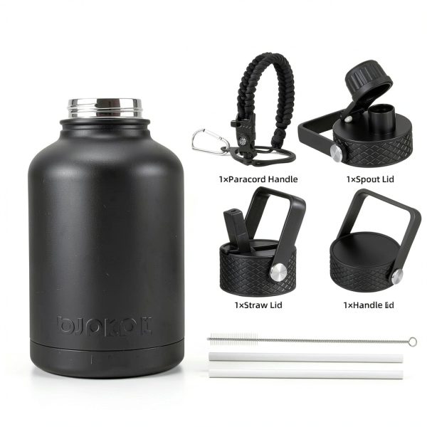 BJPKPK Insulated Water Bottle 50oz Stainless Steel-3