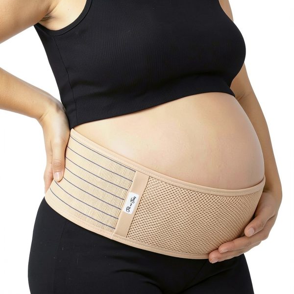 Maternity Belt Jill & Joey Belly Band – Beige Medium Back Brace-0