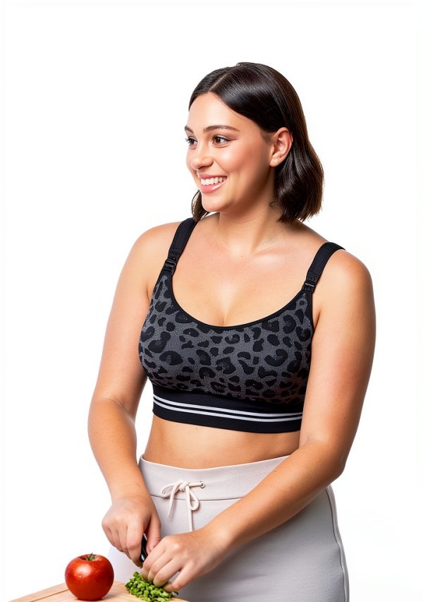 Momcozy Pumping Bra Hands Free | Seamless Nursing Bras for Pumping | Breast Pump Bra with Fixed Padding, Wireless-2