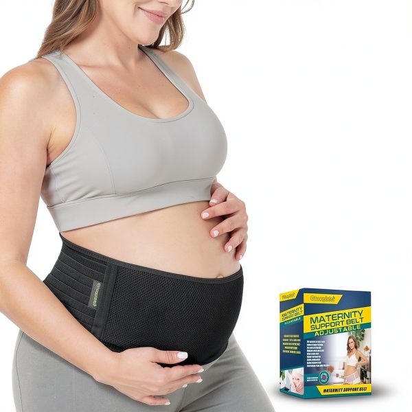 Pregnancy Belly Band ChongErfei Maternity Belt Black Support-1