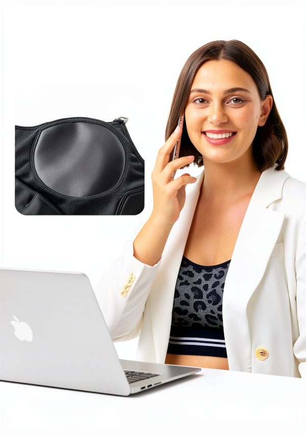 Momcozy Pumping Bra Hands Free | Seamless Nursing Bras for Pumping | Breast Pump Bra with Fixed Padding, Wireless-5