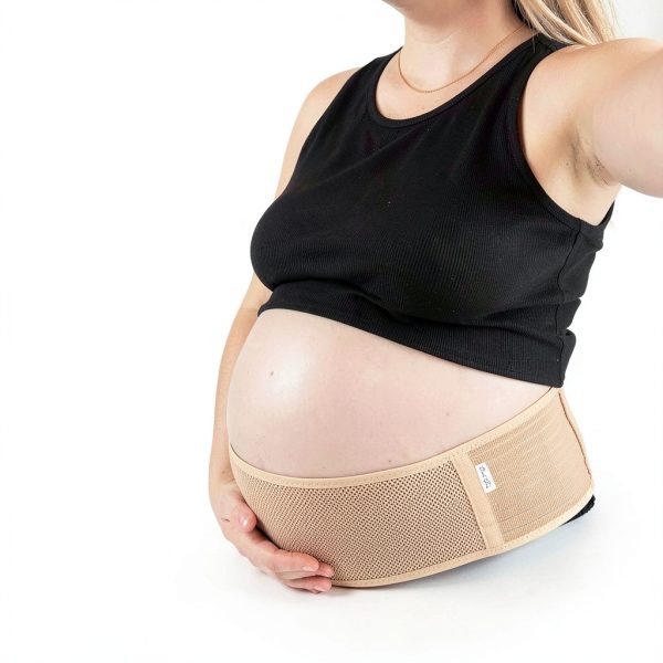 Maternity Belt Jill & Joey Belly Band – Beige Medium Back Brace-1
