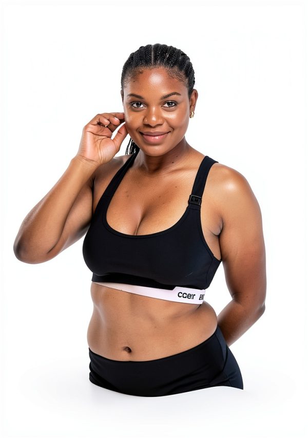Momcozy Nursing Bra Low-Impact Sports Support Padded Wireless Bra-2
