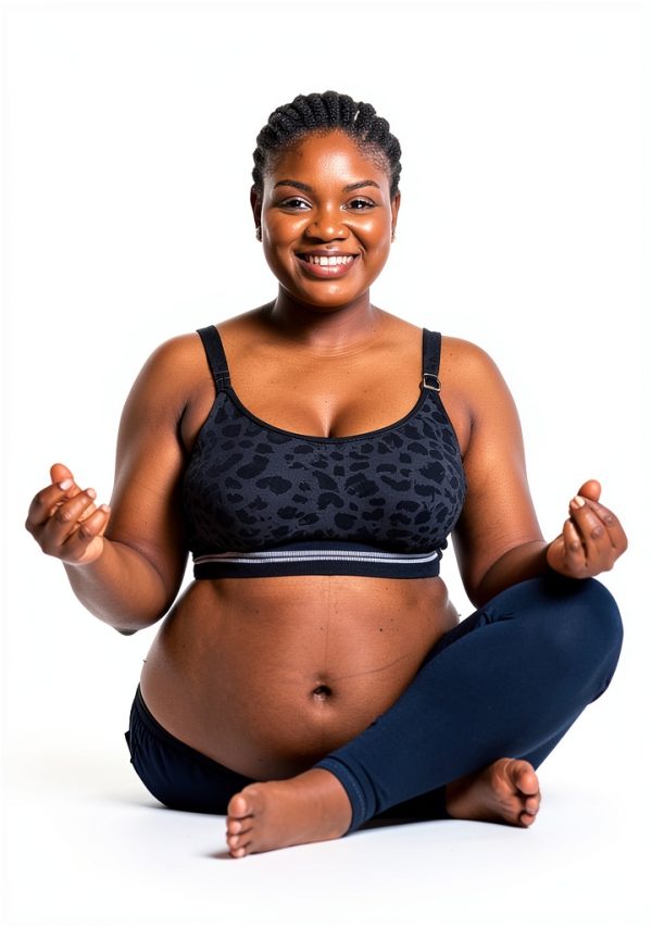 Momcozy Pumping Bra Hands Free | Seamless Nursing Bras for Pumping | Breast Pump Bra with Fixed Padding, Wireless-4