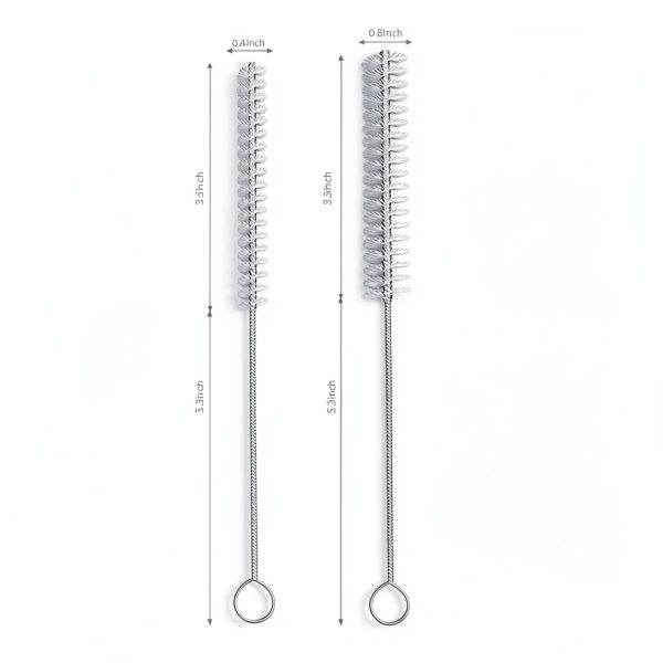 8PCS Thick Glass Graduated Dropper Pipettes Fluid and Liquid Pipettors 0.5ml, 1ml,2ml,3ml,5ml, 10ml,10CM,20CM with Caps and 2PCS Washing Brushes and 2PCS 20cm Glass Stir Rod(20cm-7.8inch)-2