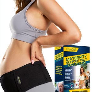 Pregnancy Belly Band ChongErfei Maternity Belt Black Support-0