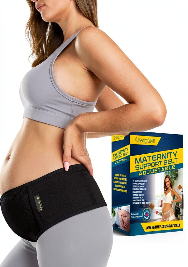 Pregnancy Belly Band ChongErfei Maternity Belt Black Support-0