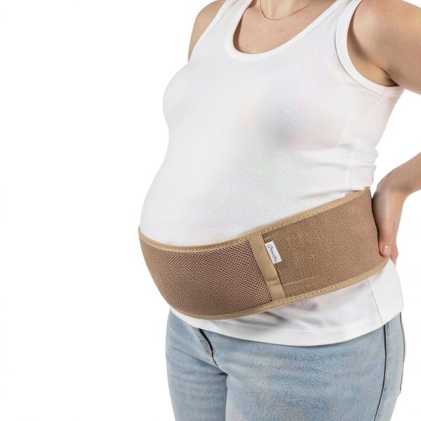 Maternity Belt Jill & Joey Belly Band – Beige Medium Back Brace-2