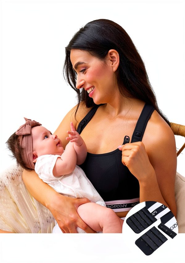 Momcozy Nursing Bra Low-Impact Sports Support Padded Wireless Bra-5