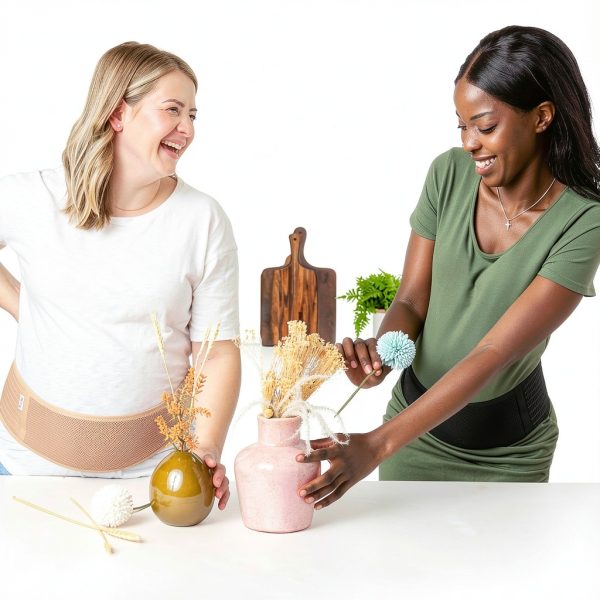 Maternity Belt Jill & Joey Belly Band – Beige Medium Back Brace-7